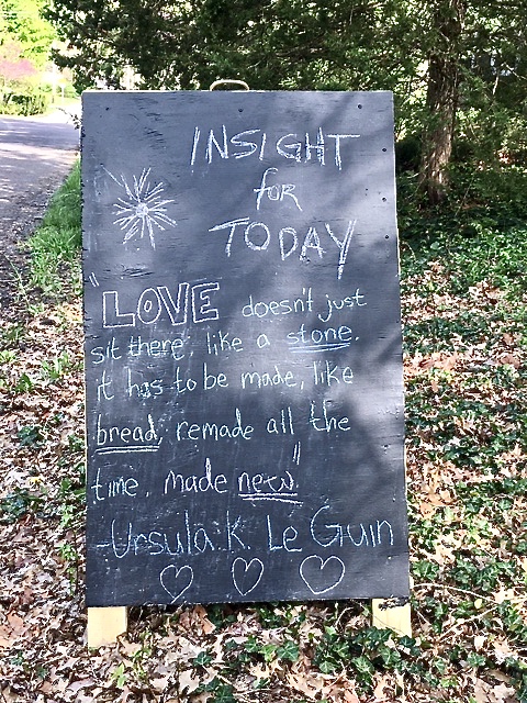 On Today’s Walk: Love and the Quotes You Read Along the&nbsp;Way